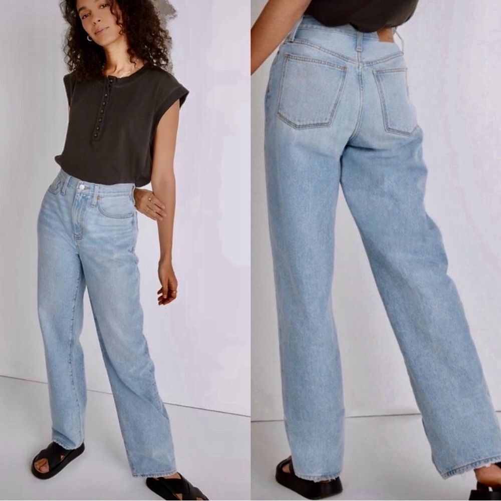 Madewell Women's Baggy Straight Leg Jeans